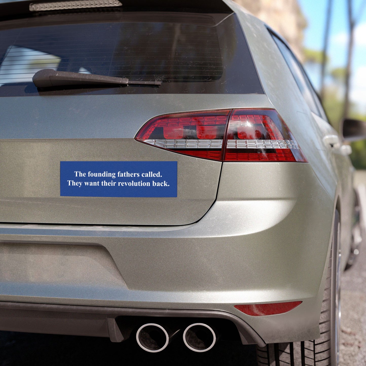 The founding fathers called. They want their revolution back. | Car Magnet