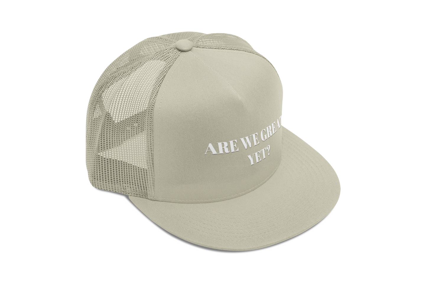 Are We Great Yet? | Snapback Trucker Cap