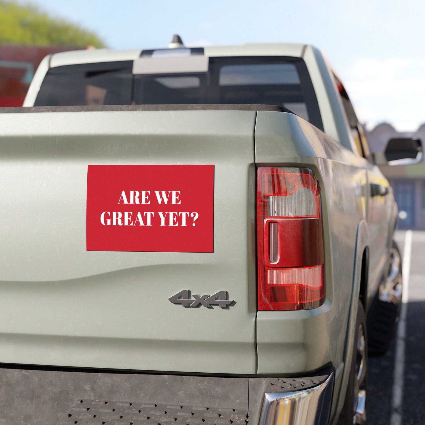 Are We Great Yet? | Car Magnet